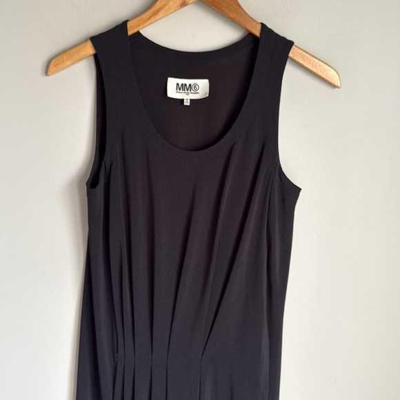 maison martin margiela 6 mmm pleated mini dress black Small - Picture 3 of 11